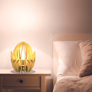 Houten lamp