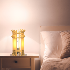 Houten lamp