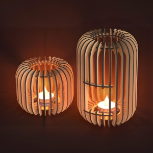 Wooden Lamp BOVA- L or s