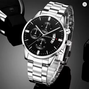 Modieus herenhorloge, luxe kalender, quartz polshorloge, zakelijk horloge, herenhorloge, armband, polshorloge