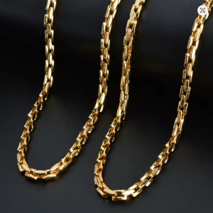 Dubai 18k vergulde hiphop schakelketting voor dames en heren