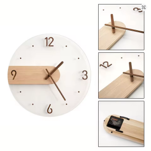 Quiet Scan Movement Wall Clock Nordic Style Silent Quartz Clock