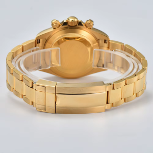 Personalisierte VK63-Uhr (39,3 mm), Quarzwerk, goldfarben, wasserdichtes Edelstahlgehäuse