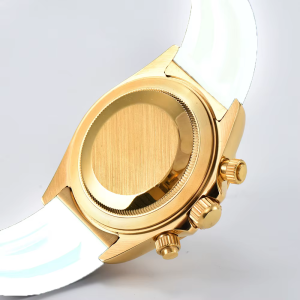 Personalisierte VK63-Uhr (39,3 mm), Quarzwerk, goldfarben, wasserdichtes Edelstahlgehäuse
