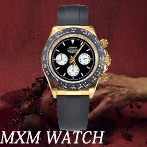 Personalisierte VK63-Uhr (39,3 mm), Quarzwerk, goldfarben, wasserdichtes Edelstahlgehäuse