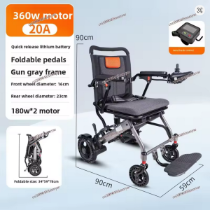 Elektrischer Rollstuhl, tragbar, faltbar