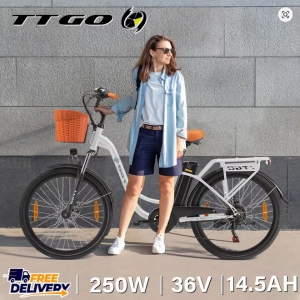 TTGO YY-26ST Za odrasle Električni bicikl 250W Motor 36V14.5AH Litijumska baterija Električni bicikl 26-inčne gume