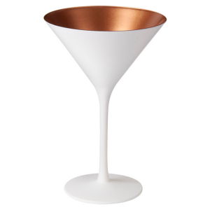 Cocktailglas Olympic - Weiß-Bronze - 24 cl - 6-teiliges Set.