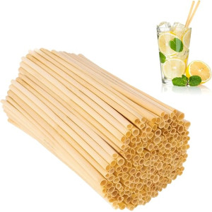 Wheat Straws, 300pcs,20cm, 100% Biodegradable Straws, Natural Craft Straw, 100% Natural, BPA Free